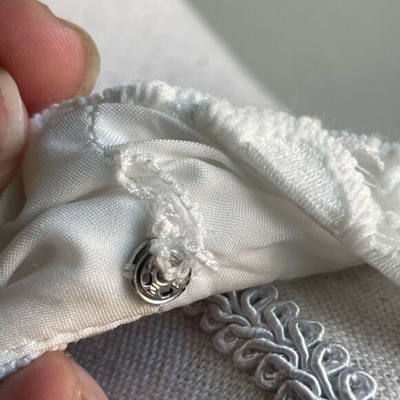 JONES OF NEW YORK white, knee length, lace dress - Picture 8 of 10